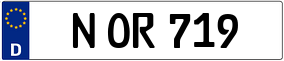 Truck License Plate